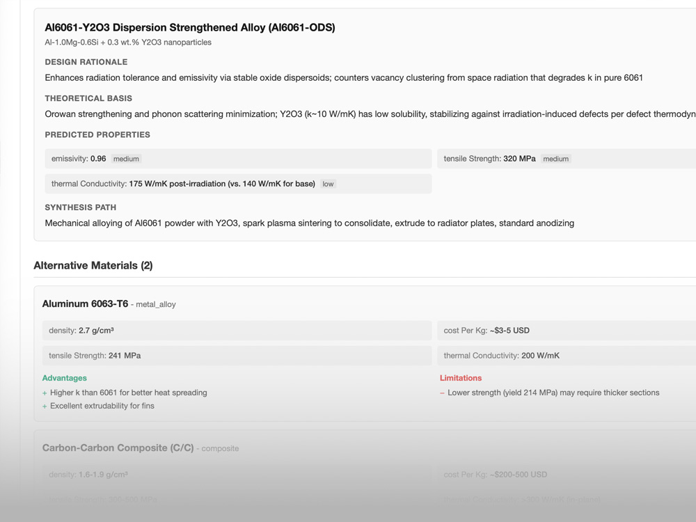Materials Optimization and Research